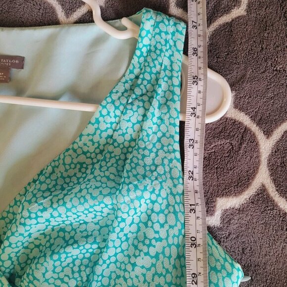 Womens 100% Silk Babydoll Dress Size 6 P Blue Boho Cottage Fairy Whimsigoth Euc - Picture 8 of 9